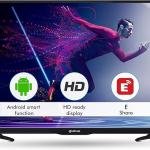 Gratus HD LED Smart TV, DVB T2/S2 Built-in receiver, Android Smart 9.0, 2 HDMI, High Resolution, Superior Sound, Model- GASLED32ACHD1