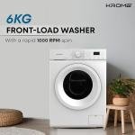 Krom Front Load Washing Machine 6KG - White - KR-WFL60SI | High Performance & Modern Design