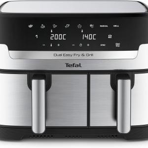 TEFAL OLF DUAL EASY FRY & GRILL, 2700 W - BLACK & SSSBT-EY905D40-E