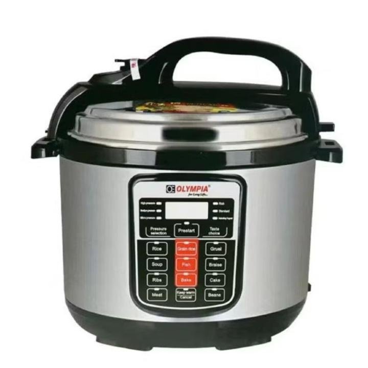Olympia Electric Digital Pressure Cooker 12 L Capacity 1600W