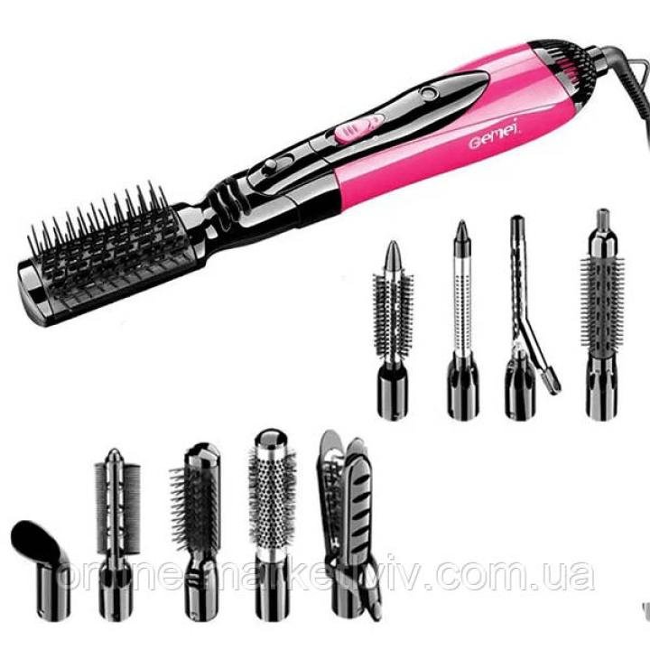 GEEMY GM-4835 Professional 10-in-1 Hair Dryer – 2200W High-Speed Salon Styler with 3 Speed Settings, Diffuser & Concentrator Nozzles (110V/220V)